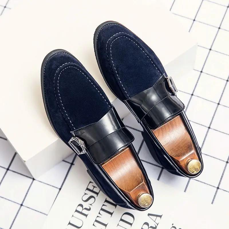 Fashion Slip-on Height Increasing Leather Shoes for Men New In Man Casual Shoe Classic Original Footwear Offer Summer Sale Promotion Pu