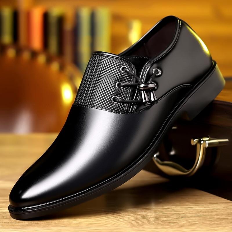Модные Новые Черные Коричневые Лоферы Мужские Заостренные Лакированные Повседневные Туфли Свадебное Платье Выпускной Вечер Обувь Zapatos Hombre