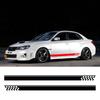 2 шт. Автомобильные наклейки в гоночном стиле JDM Для Subaru Impreza WRX STi 1998 22B 2010 Полосы на боковые двери Виниловые наклейки Автоаксессуары