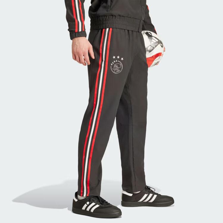 adidas AJAX AMSTERDAM БРЮКИ-ТРЕКСТИЛЬНЫЕ Футболка Низ Мужской Черный IN9074