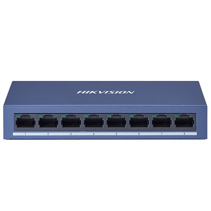 HIKVISION 8-Port Fast Ethernet Switch CN plug (adapter included)