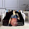 EvaneScence Плед с ретро-принтом Модный теплый плед Фланелевый плед Постельное белье Домашний дорожный плед Подарок на день рождения
