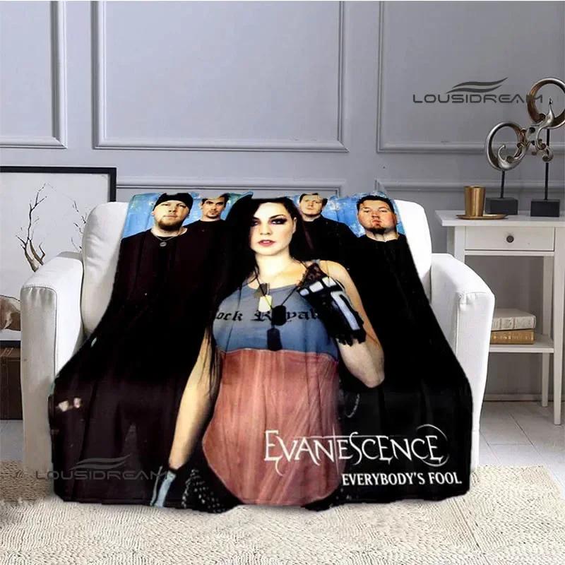 EvaneScence Плед с ретро-принтом Модный теплый плед Фланелевый плед Постельное белье Домашний дорожный плед Подарок на день рождения