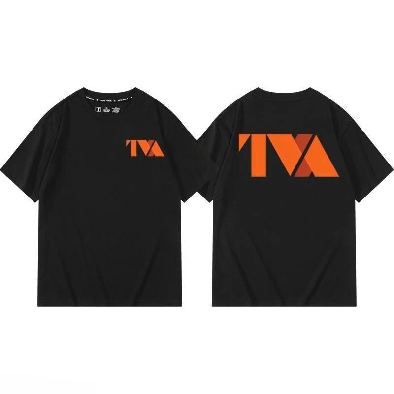 Childrens Tshirt Trendy Cool Marvel TVA Printed Parent Child Wear Summer New Cotton Short Sleeved Unisexs and Womens Top