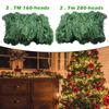 Elegant 2 7M Long Artificial Green Garland For Seasonal Decorations In Homes And Shops Crafted From Robust PVC Materials