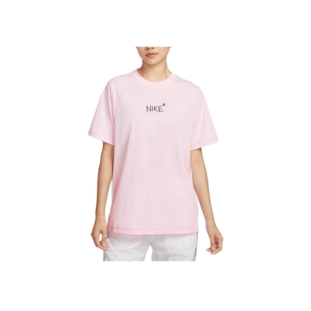 Nike Спортивный пуловер Повседневная удобная футболка с коротким рукавом Женские топы II0451663