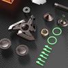 SCIONE Вихревой металлический гироскоп для пальцев DIY светящиеся взрослые декомпрессионные высококачественные игрушки для пальцев с открывалкой для бутылок