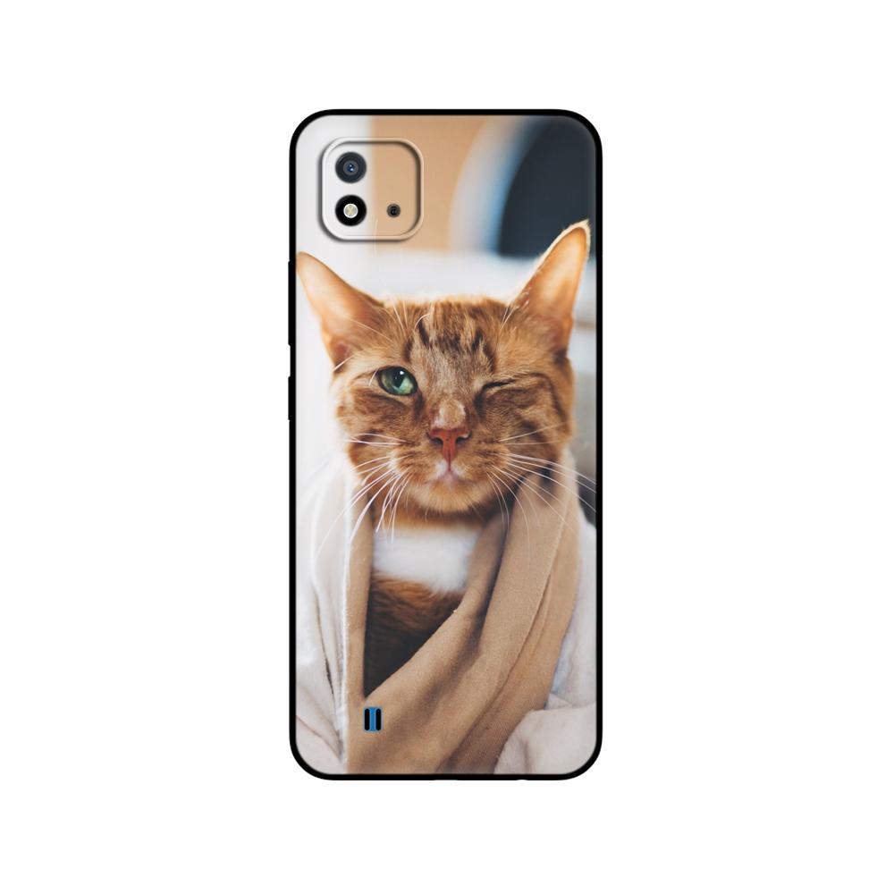 Силиконовый чехол для Realme C20, чехол для телефона OPPO RealmeC20 C 20, 6,5 дюйма, чехол-бампер, мягкий черный чехол из ТПУ