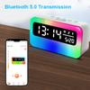 Тренды 2025 года Динамик Цифровой Будильник RGB Перезаряжаемый Будильник для Сна и Расслабления Прикроватная Светодиодная Ночная Лампа