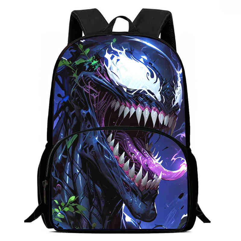Школьный рюкзак Venom 3 Высокое разрешение Многофункциональный Оксфорд Легкий Рюкзак
