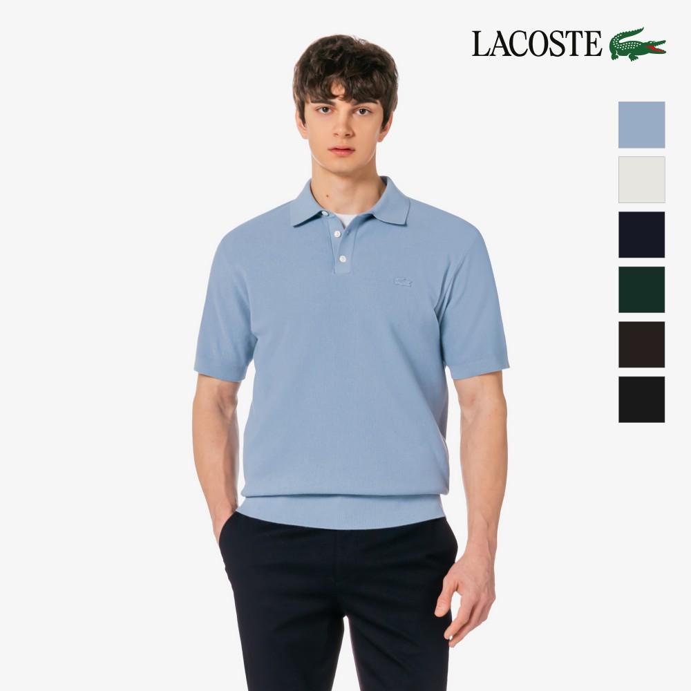 Lacoste Мужской свитер-поло с коротким рукавом из пике PH942E-56G