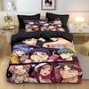 3Pcs Kpop Demon Hunters Bedding Set Kpop Fans Gift Christmas Duvet Cover Pillowcases Ultimate Comfortable Christmas Decoration