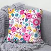 Cushion Cover Soft-touching Wide Application Portable Modern Floral Print Pillow Case Home Decor
