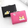 Женские маленькие кошельки Cartera Mujer, милые корги Doge, женские короткие кошельки из искусственной кожи с карманом для монет