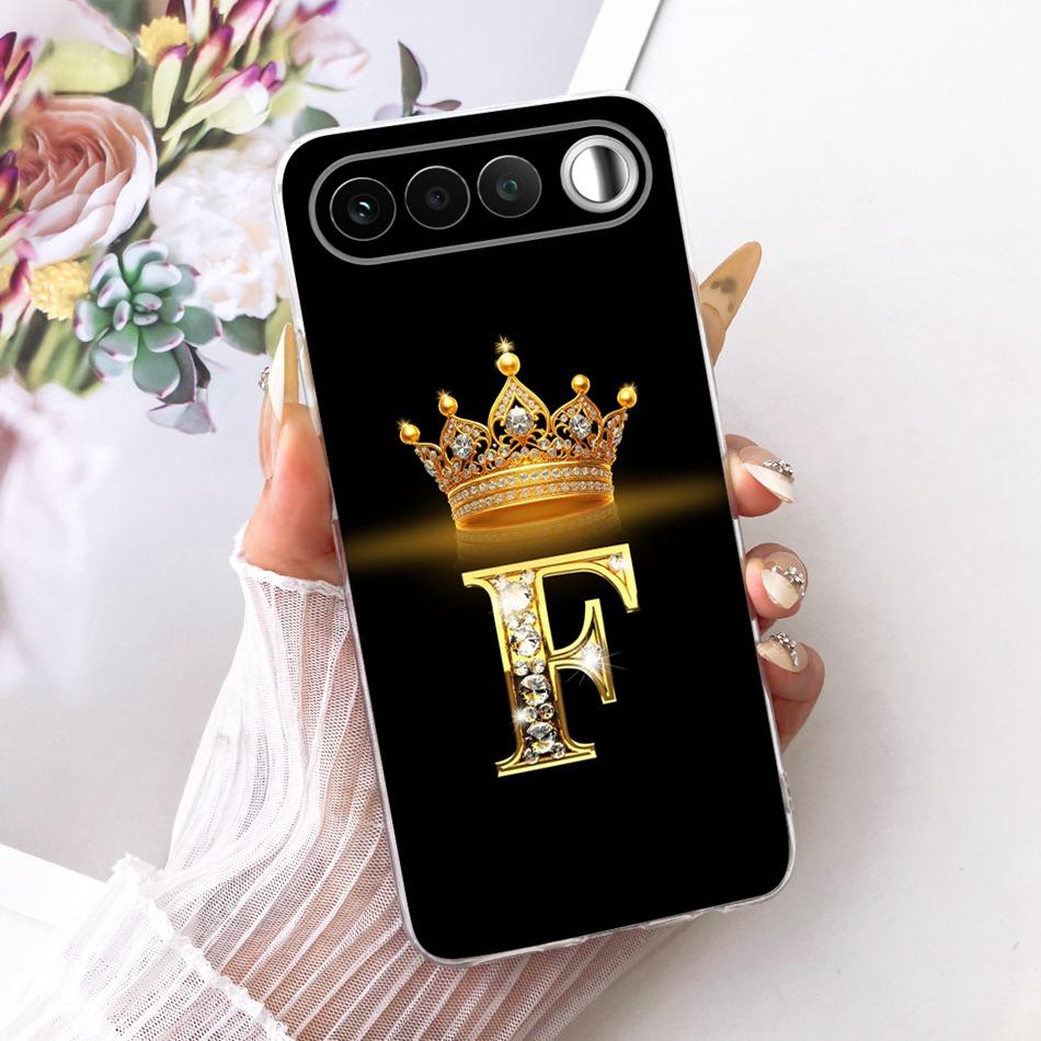 Для Realme 16 RMX5171 2026 Модный чехол для телефона с буквой-короной Для Realme 16 5G Мягкие силиконовые TPU чехлы