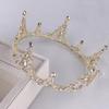 Bridal Crown Internet Celebrity Friends Friends Girlfriends Gift Round Crown 18-Year-Old Adult Gift Headgear Rhinestone Crystal Crown