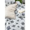 Tiles Single Patterned Duvet Cover Set, Elastic Sheet And 1 Pillowcase