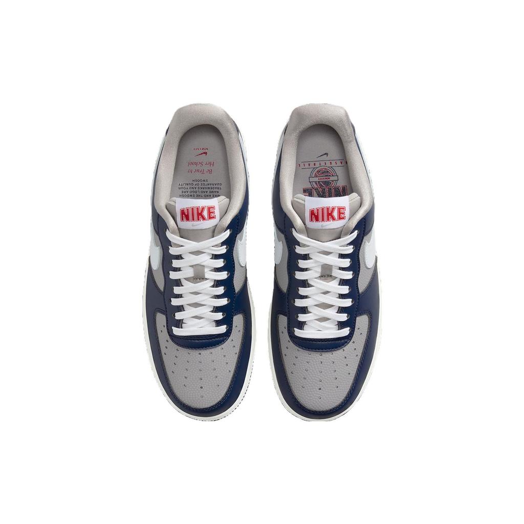 Nike Air Force 1 Low Be True To Her School — женские кроссовки Georgetown синие, темно-синие, белые FJ1408-400