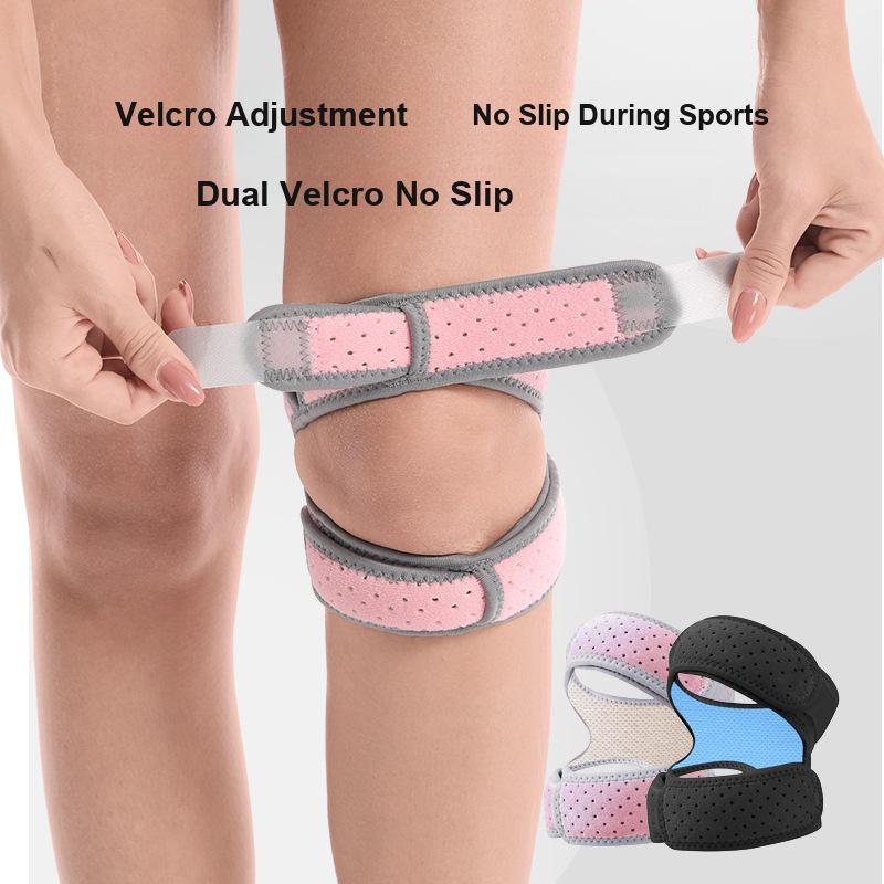 Patella Strap Silicone Fixed Professional Knee Protection Band for Running Women Meniscus Protection