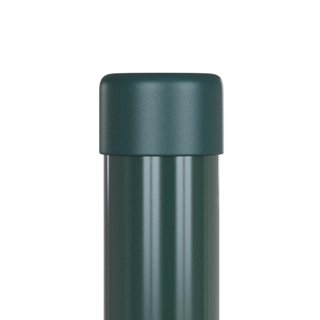 Fence Post Set 12 pcs Green 100 cm Powder Coated Steel