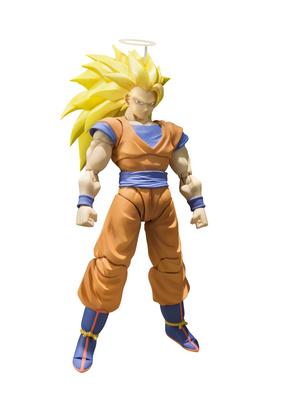 TAMASHII NATIONS Dragon Ball Z Super Saiyan 3 Son Goku 155 мм окрашенная подвижная фигурка SHFiguarts (версия для перепродажи) приблизительно. ПВХ и АБС