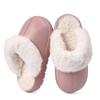 Waterproof Cotton Slippers for Women, EVA Thick Sole, Half-Pack, Indoor and Outdoor Wear, Non-Slip, Waterproof, Winter Warm Fleece-Lined Cotton
