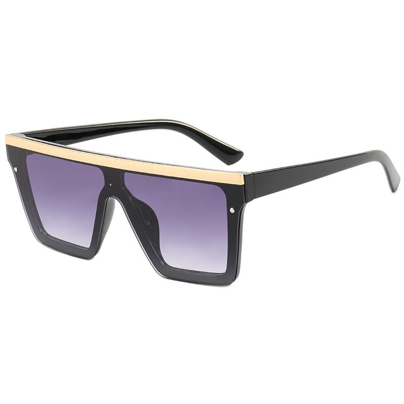 Superhot Eyewear 23568 Роскошные Прямоугольные Очки с Плоским Верхом и Цельной Линзой Мужские Женские Оверсайз Солнцезащитные Очки