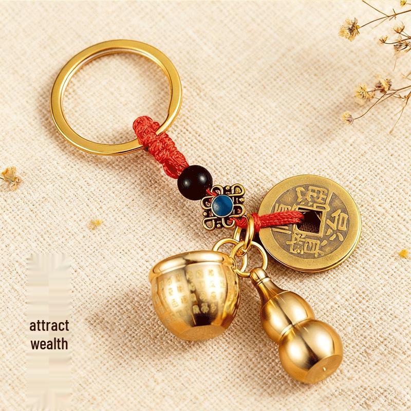 Брелок-подвеска «Год Змеи. Банка Байфу»: Подвеска Фу Лу Гуа, привлекающая богатство