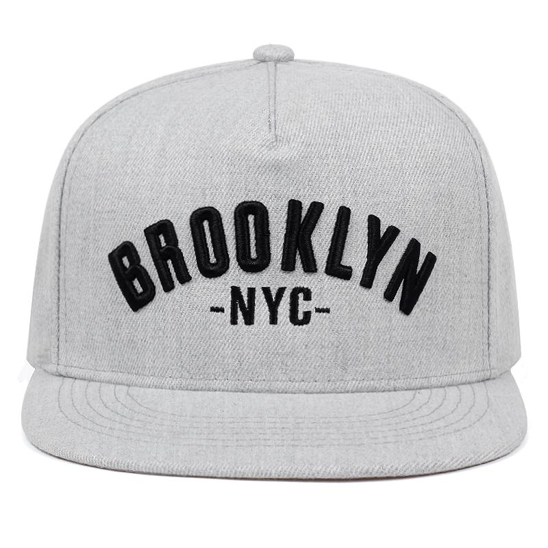 КЕПКА SNAPBACK с вышивкой letters BROOKLYN мужская модная хлопковая кепка регулируемая уличная спортивная кепка для отдыха хип-хоп бейсболки