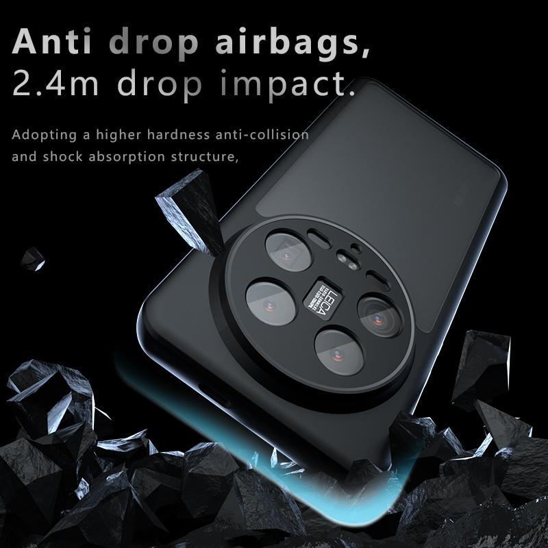 Для Xiaomi 14 Ultra Чехол PC+TPU Airbag Противоударный Матовый Чехол Для Телефона
