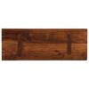 Table Top 70 x 20 x 3.8 cm Rectangular Reclaimed Wood Solid