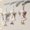 Christmas Angel Ornament Plush Angel Doll Pendant Winged Angel Girl Hanging Decoration