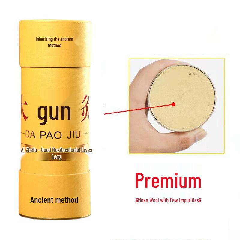 Cannon Moxibustion: Extra Large 7cm Moxa Sticks, Thickened Mugwort, Thunder-Fire and Hanging Moxibustion Sticks