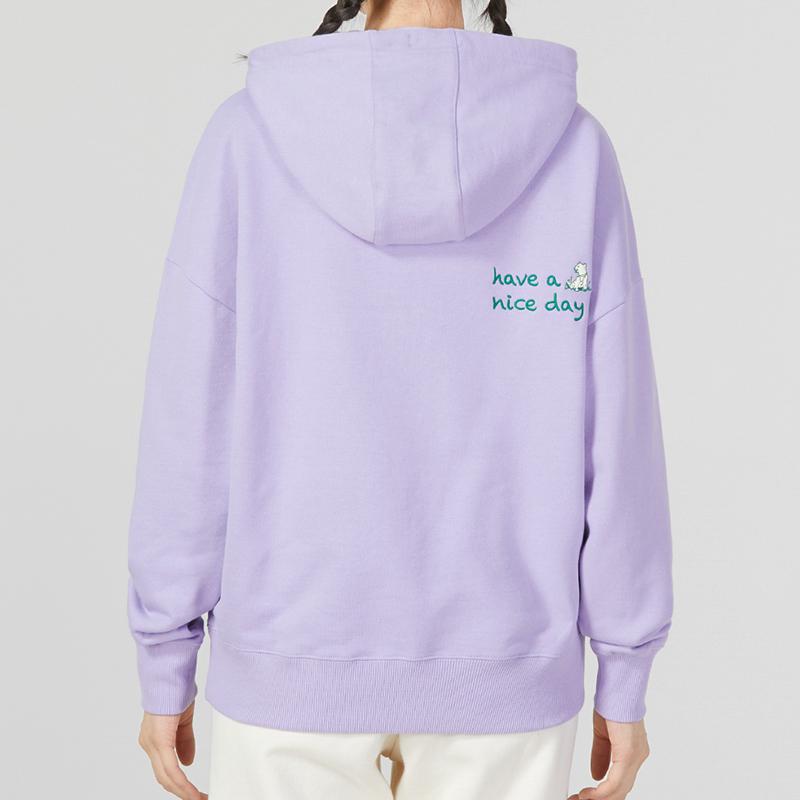 Puma Повседневная толстовка с капюшоном с буквенным принтом, женская толстовка с капюшоном, фиолетовая 539960-70