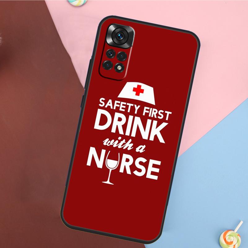 Чехол-цитаты 'Я медсестра' для Xiaomi Redmi Note 13 Pro 14 12 11 9 10 9S 10S 11S 12S Redmi 10C 12C 13C 14C
