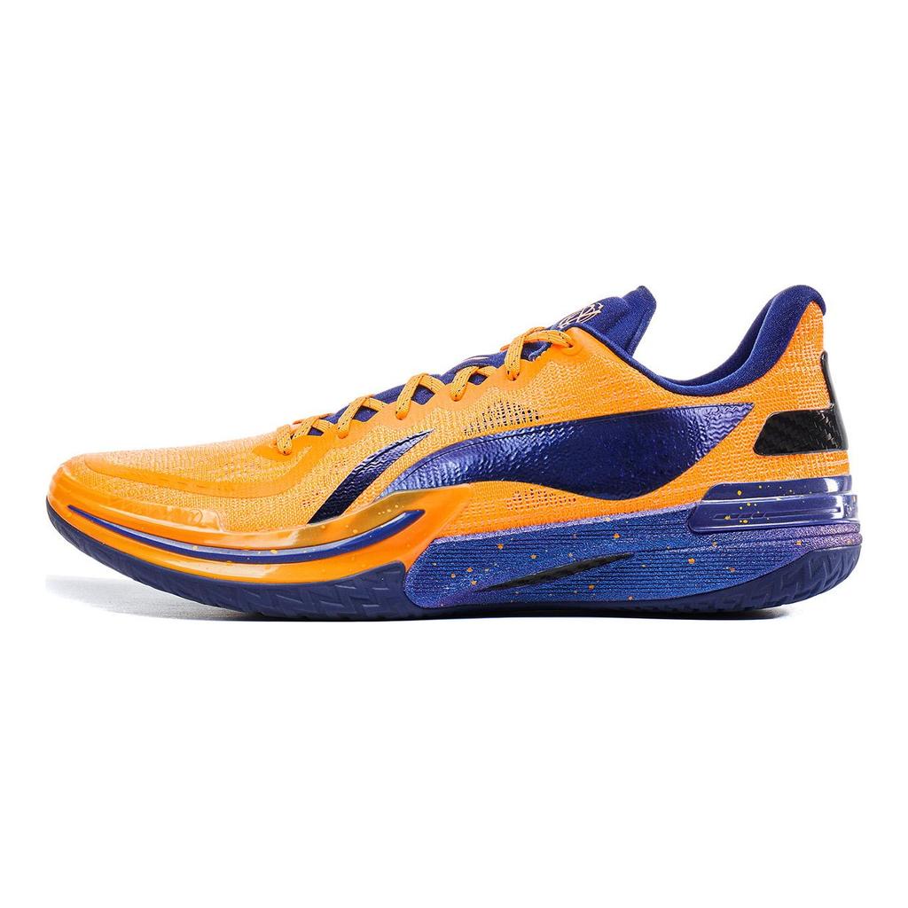 Li Ning Gamma Амортизация Скользкие Устойчивые к истиранию Низкие Баскетбольные кроссовки Мужские Оранжевые ABAV035-10