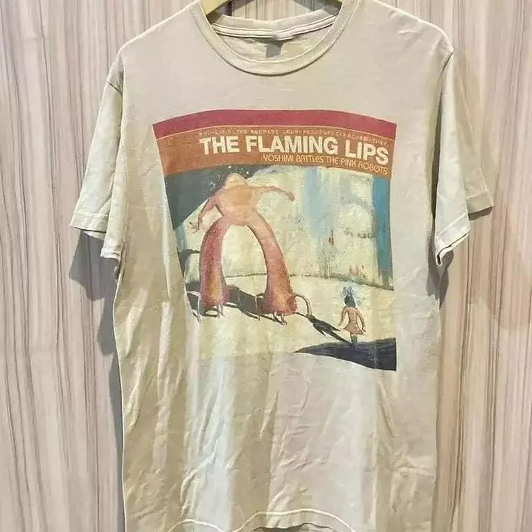 Классическая футболка The Flaming Lips Подарок для фанатов Мужская S-235XL 14D879 Унисекс