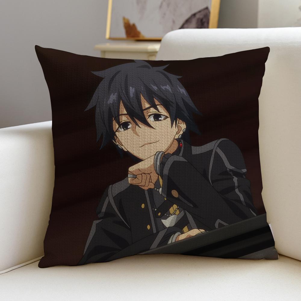 Let This Grieving Soul RetireS Cushion Cover Breathable and skinfriendly linen pillowcase square removable and washable cushion