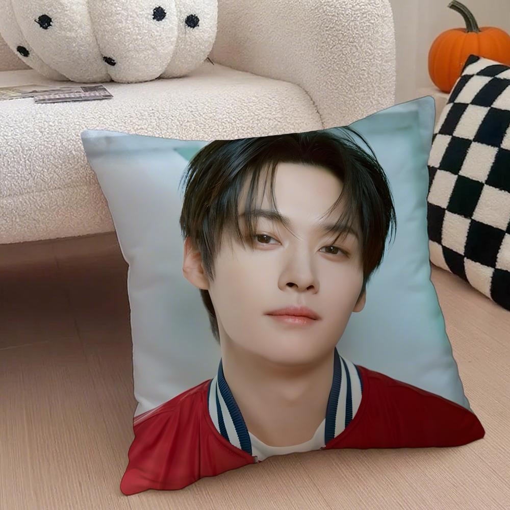 Handsome Korean Actor LLee Minho Cushion Cover Throw Pillow Cover Hidden Button Durable Polyester Chair Cushion