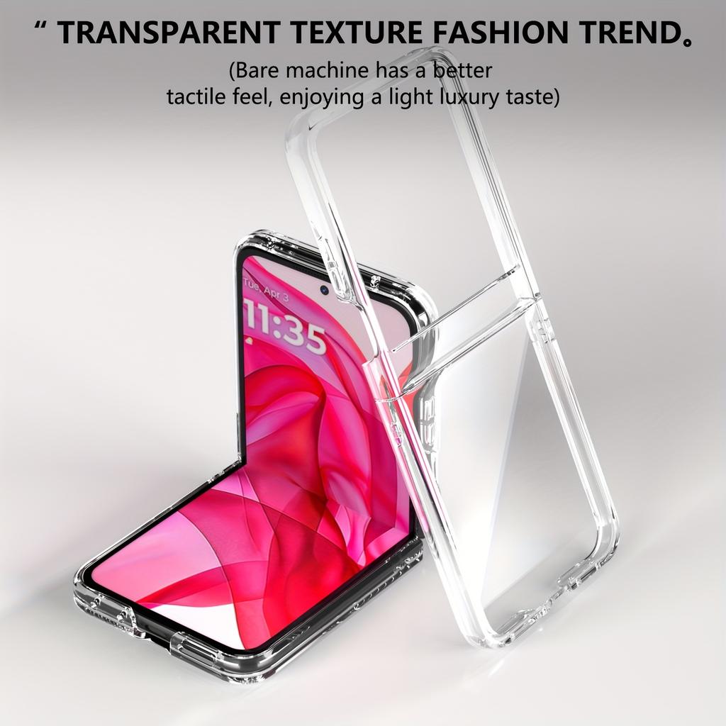 Прозрачный чехол для телефона Motorola Razr 40 50 Ultra Чехол Жесткая ПК Прозрачная задняя крышка Moto Razr 40 Ultra Razr50 Чехлы Funda