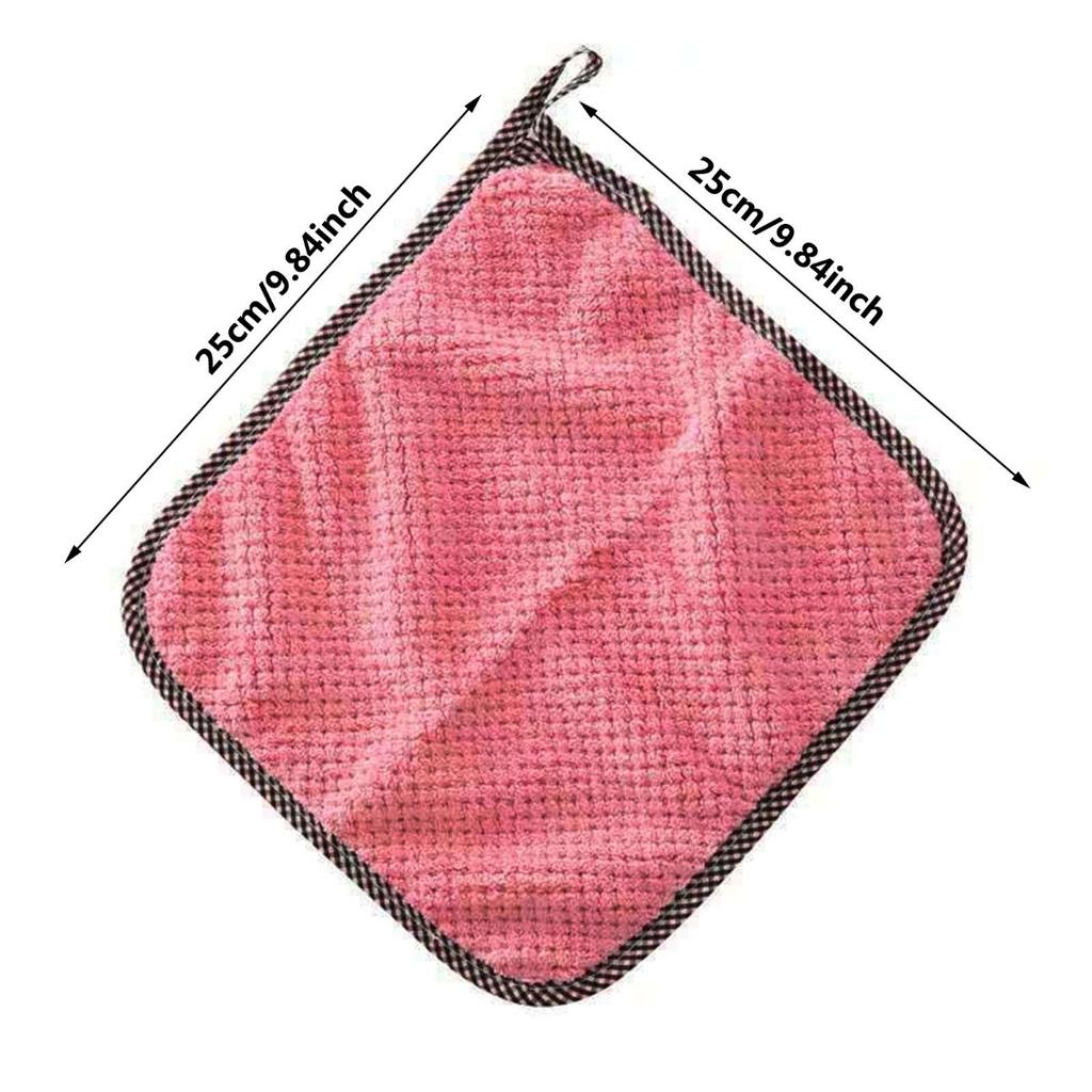 10pcs Quick Dry Rags, Kitchen Dish Cloths Dish Towels Cleaning Cloth Kitchen Cloth, Multipurpose Reusable Washcloths Cleaning Fast Drying Dish Rags