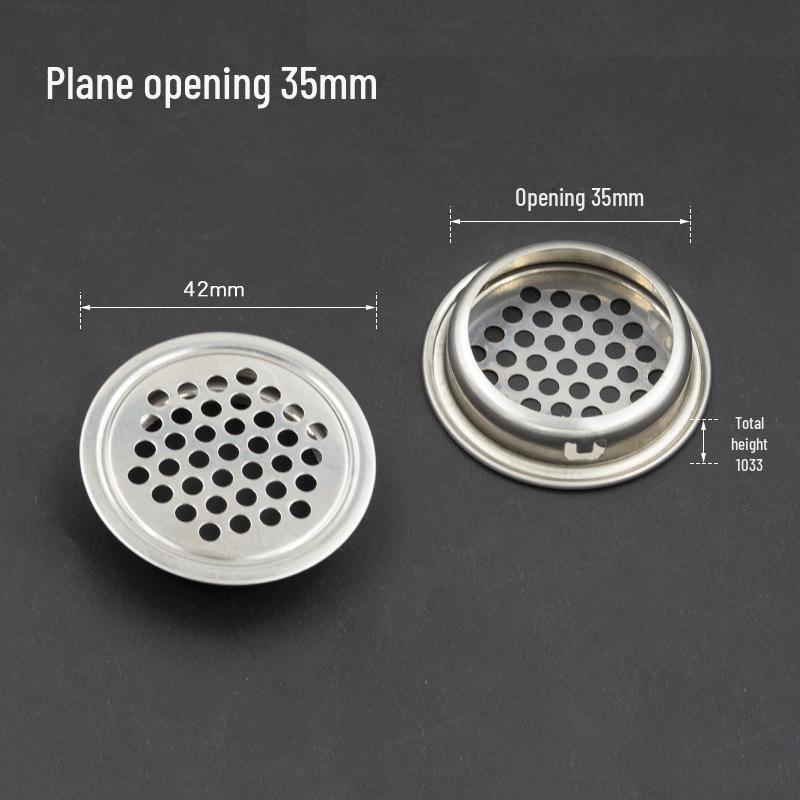 Sukop утолщенная круглая вентиляционная крышка из нержавеющей стали для гардероба и обувных шкафов