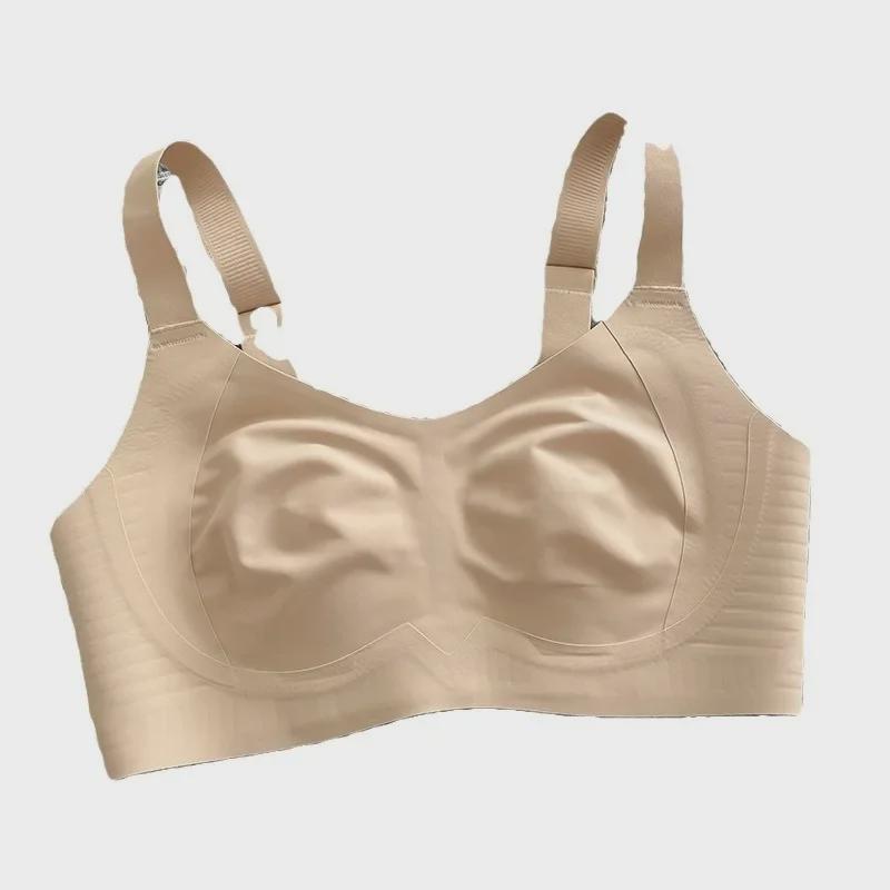 "Rabbit Ear Seamless Lifting Bra - Summer Thin, Anti-Sag, Soft Support for Larger Busts"