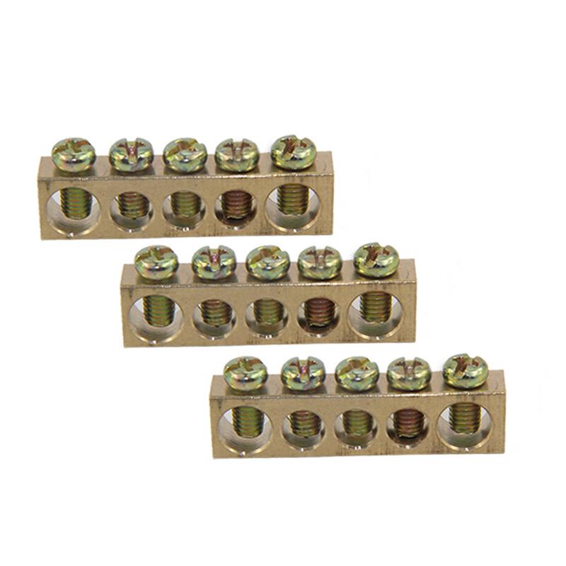 Tianxu Pure Brass Grounding Busbar Terminal