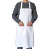 Регулируемый кухонный фартук унисекс, однотонный бытовой фартук, карманный фартук для взрослых, кухонные принадлежности для шеф-повара, официанта, барбекю, парикмахера