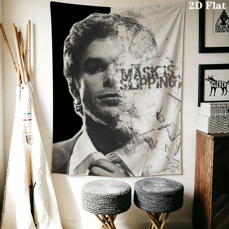 DEXTER Wall Tapestry Aesthetic Wall Hanging Printed Fabric Blanket Decorative Tapestries for Bedroom Living Room Home Decor
