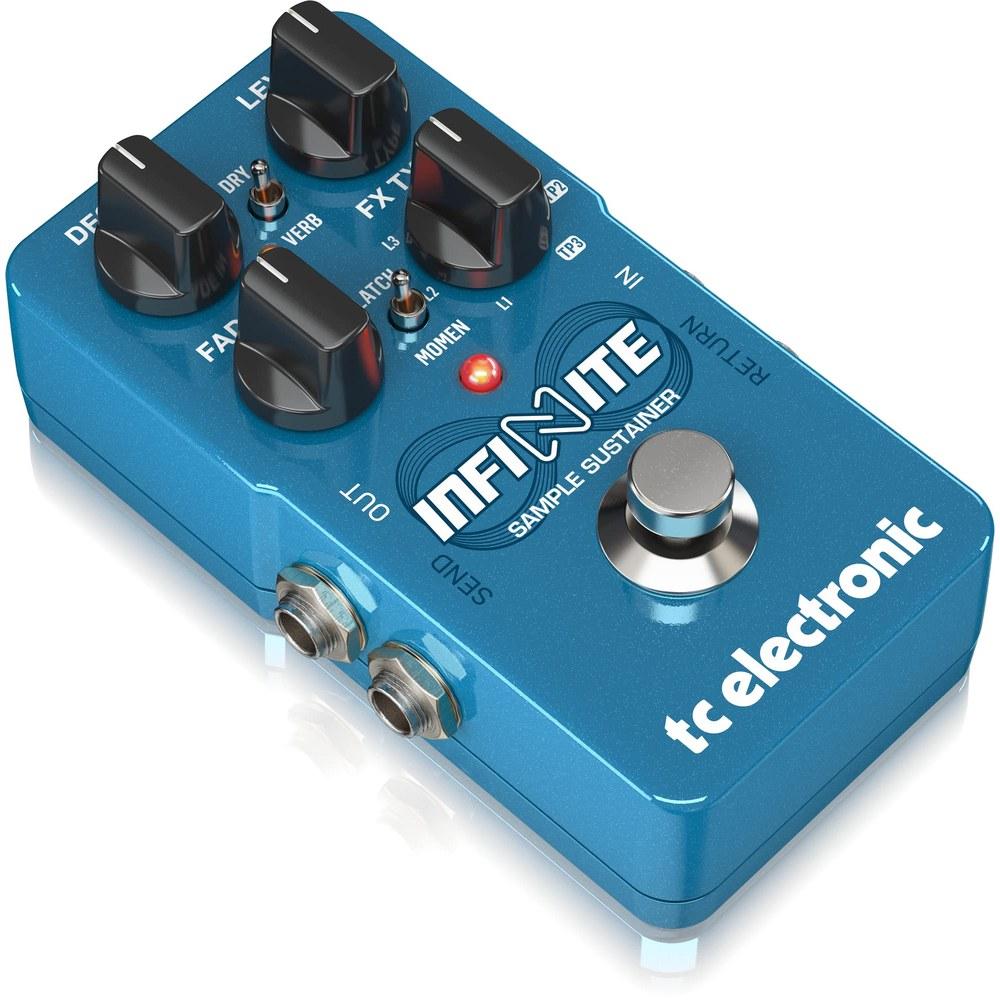 Tc Electronic Педаль сустейна и сэмплов Многослойный сустейн Реверберация Модуляция Движок тембра Поддержка TonePrint Синий