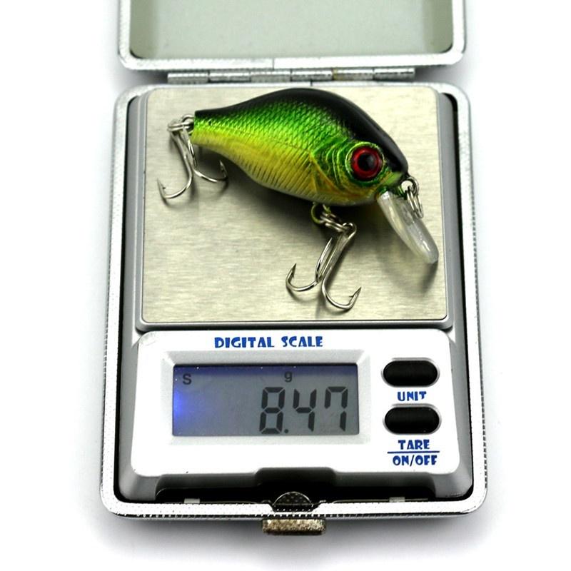 HENGJIA 0,3 унции/2,16 дюйма пластиковая приманка для Stream River, реалистичная приманка для щуки, окуня, форели, партия 4