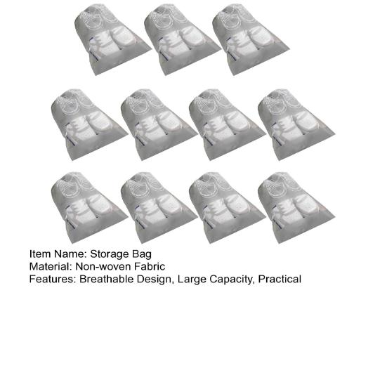10 шт. дорожная сумка для хранения обуви набор дышащий дизайн сапоги обувь сумка на шнурке многофункциональный органайзер