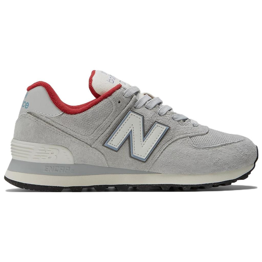 New Balance 574 Grey Blue Varsity Red Women Sneakers WL574BU2